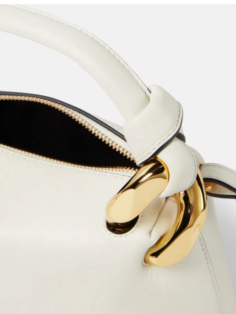 JW ANDERSON Gorgeous Cream Leather Corner Bag NWT $1,250!! - Picture 3 of 13